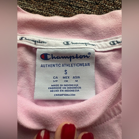 Champion Women's Crewneck Muscle Tank Pink Size small - Picture 4 of 8